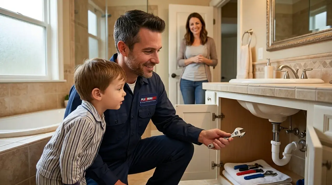 Licensed plumber at work in Itasca, IL